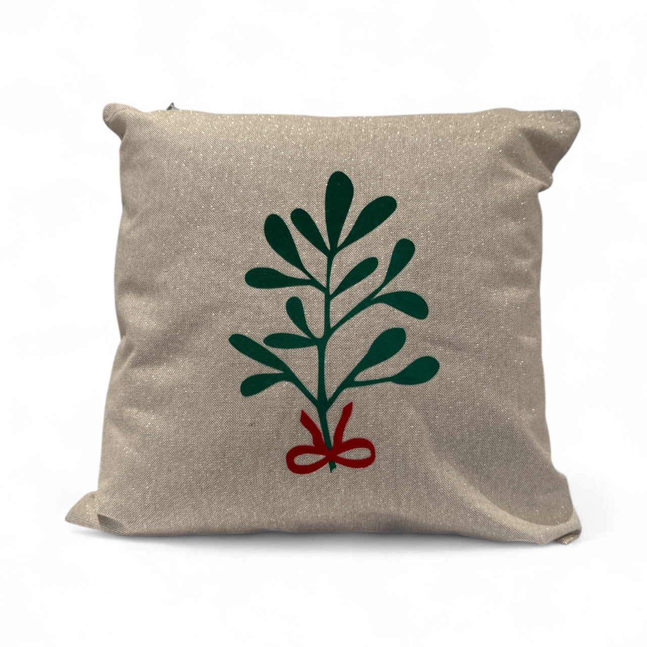 Leinenkissen Mistelzweig