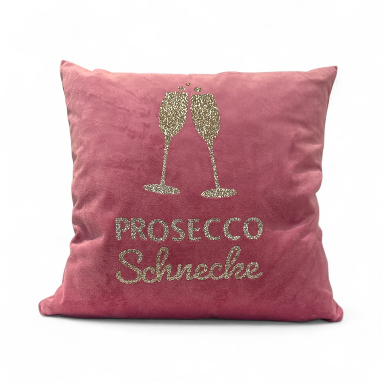 Samtkissen "Prosecco Schnecke"