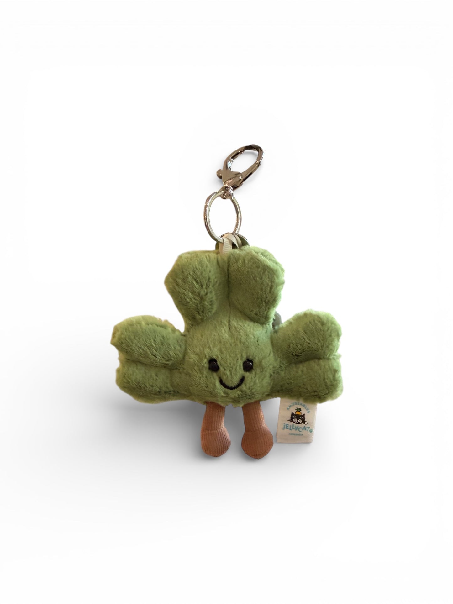 Amuseables Siofra Shamrock Bag Charm - Kleeblatt (Taschenanhänger)