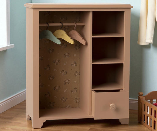 Kleiderschrank, Groß - Dunkle Powder