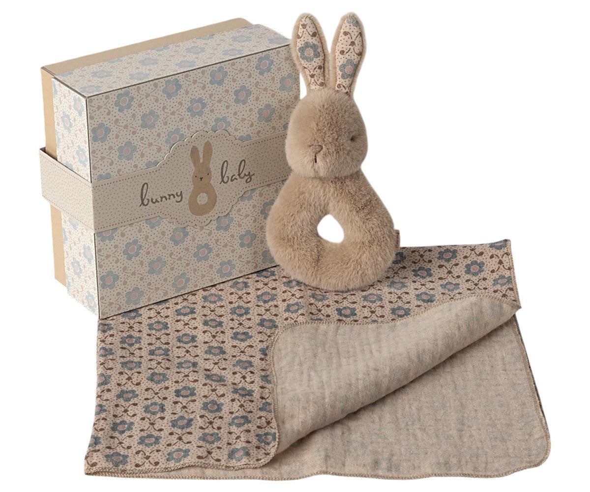 Kaninchen Rassel Set - Creme Pfirsich