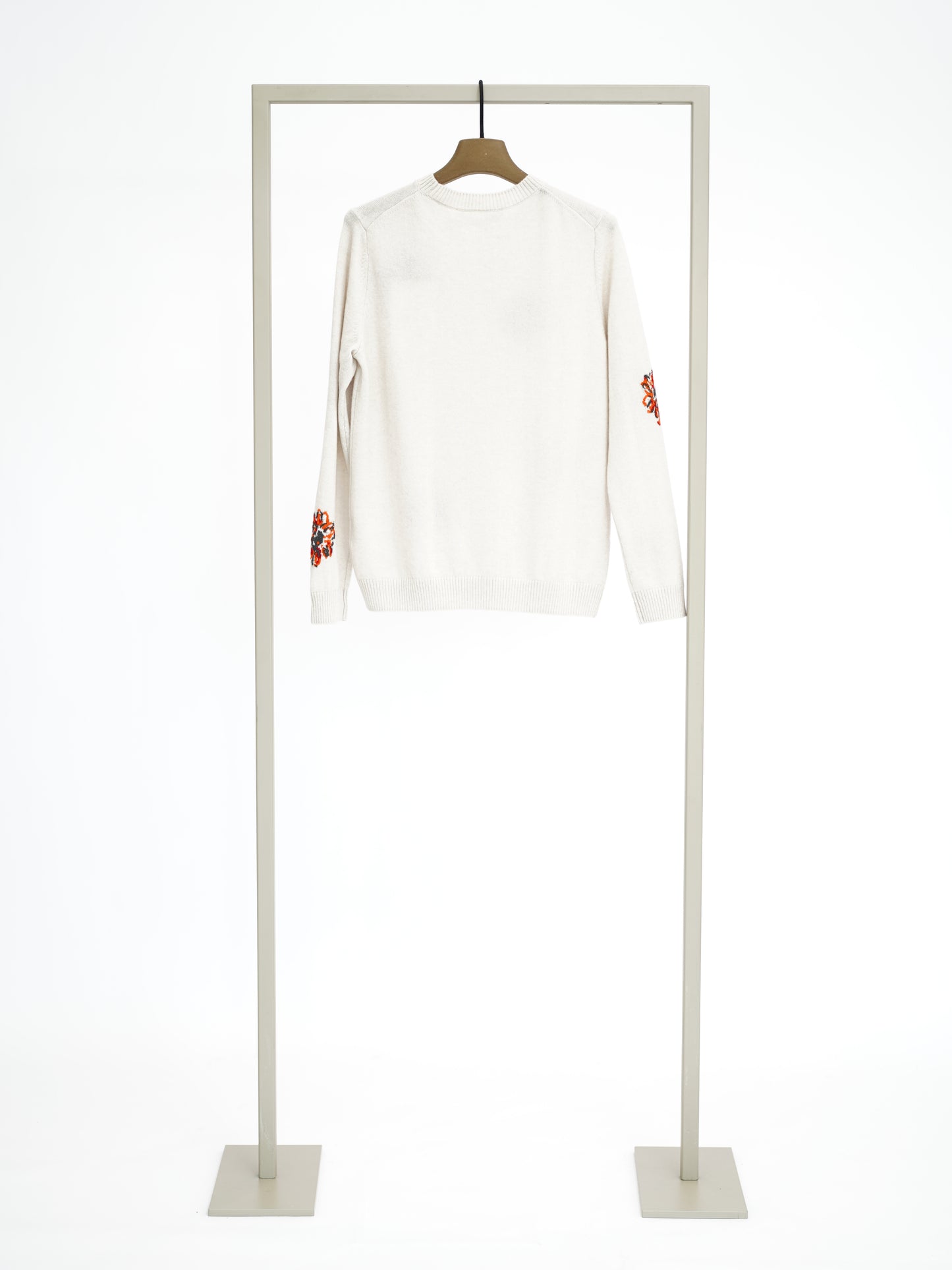 Pullover mit Blumenmuster limestone multi (helles Beige mit rot/orangen Blumen)