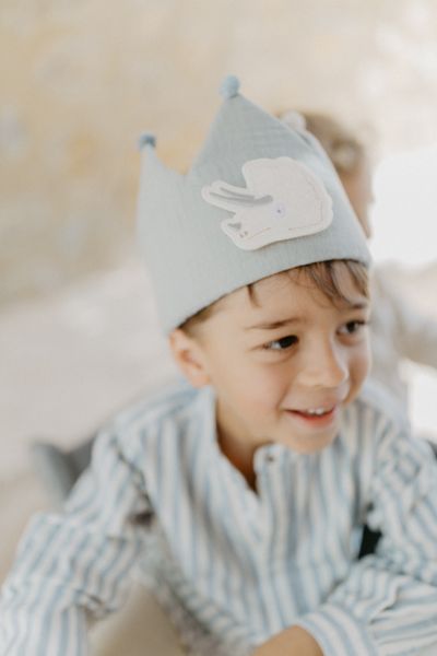Geburtstagskrone blau