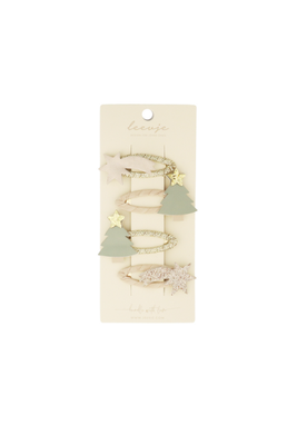 Haarspangen "Christmas tree clips"