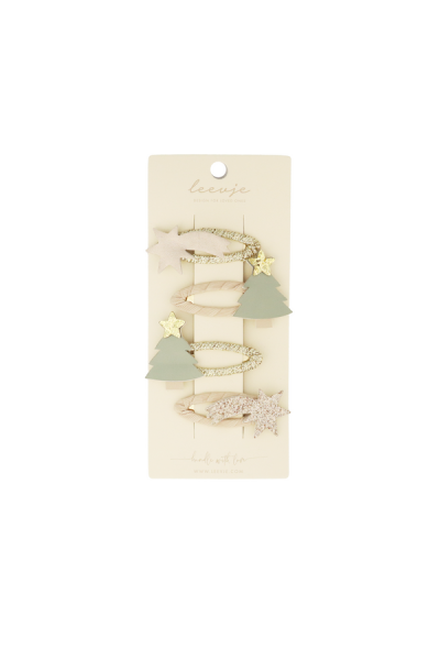 Haarspangen "Christmas tree clips"