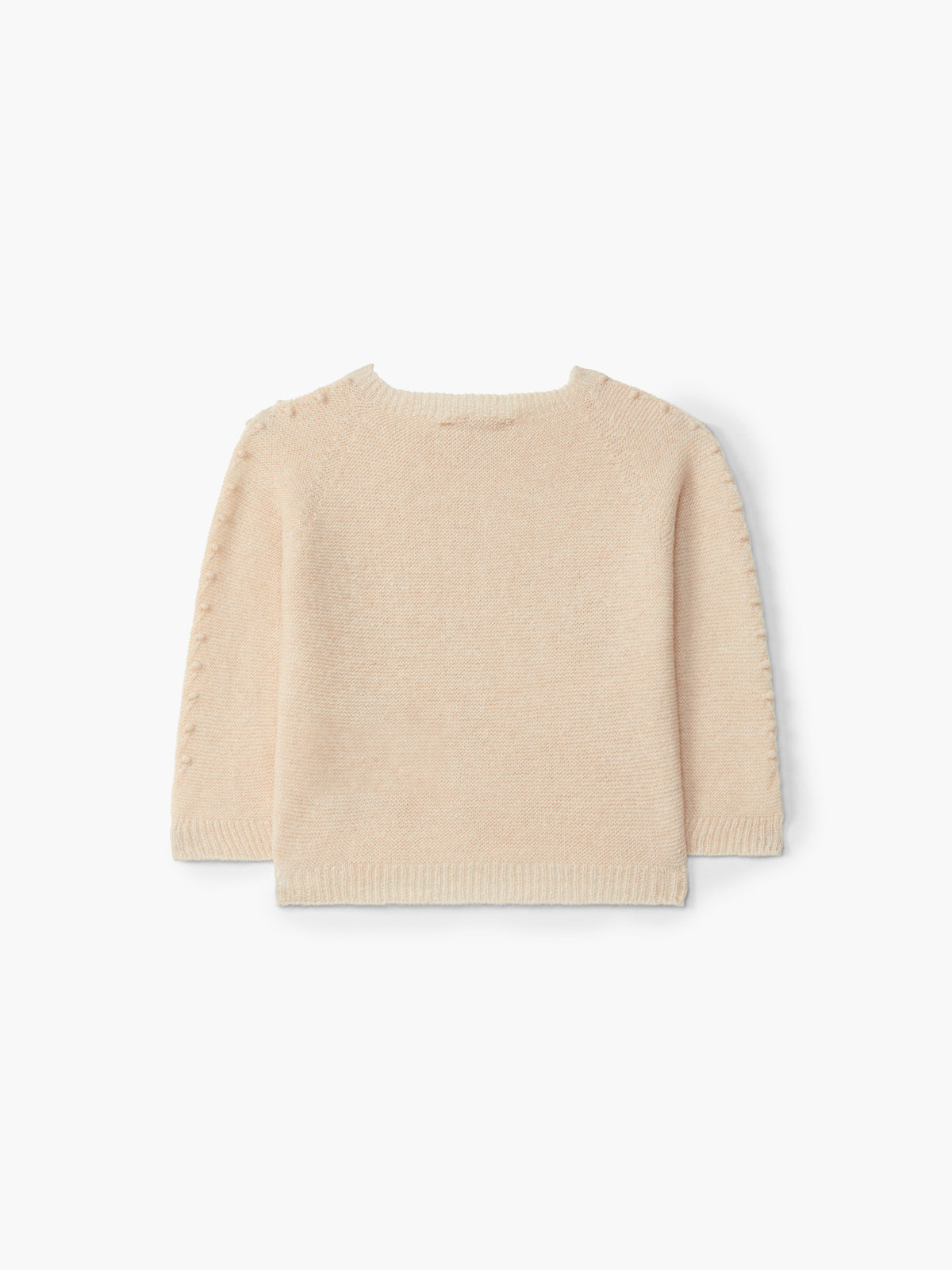 Strickjacke mit Perlmuttknöpfen und eingestricktem Muster - Strickjacke Serenity