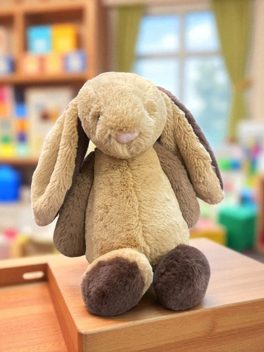 Zweifarbiger Hase - Original Bashful Patchwork Brown Bunny