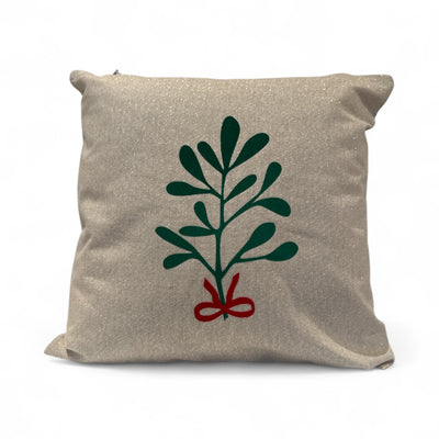 Leinenkissen Mistelzweig
