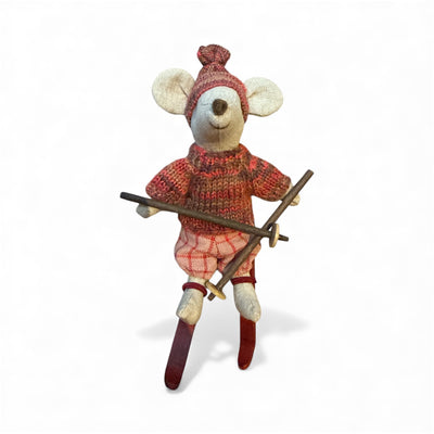 Wintermaus mit Skiset, Große Schwester - Rose