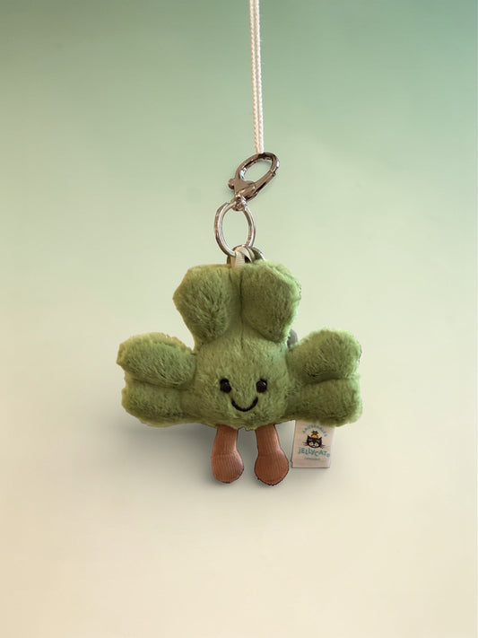 Amuseables Siofra Shamrock Kleeblatt - Taschenanhänger