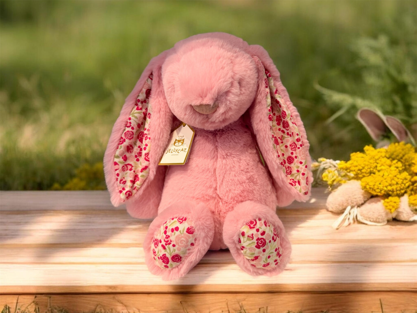 Blushkin Blossom Luxe Bunny - Rosa Hase mit bunten Ohren