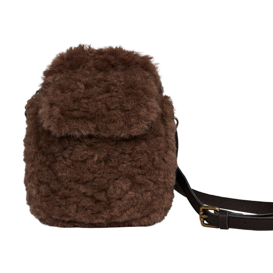 Mini Schultertasche Bella braun