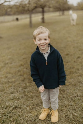 Strickpullover mit Reißverschluss