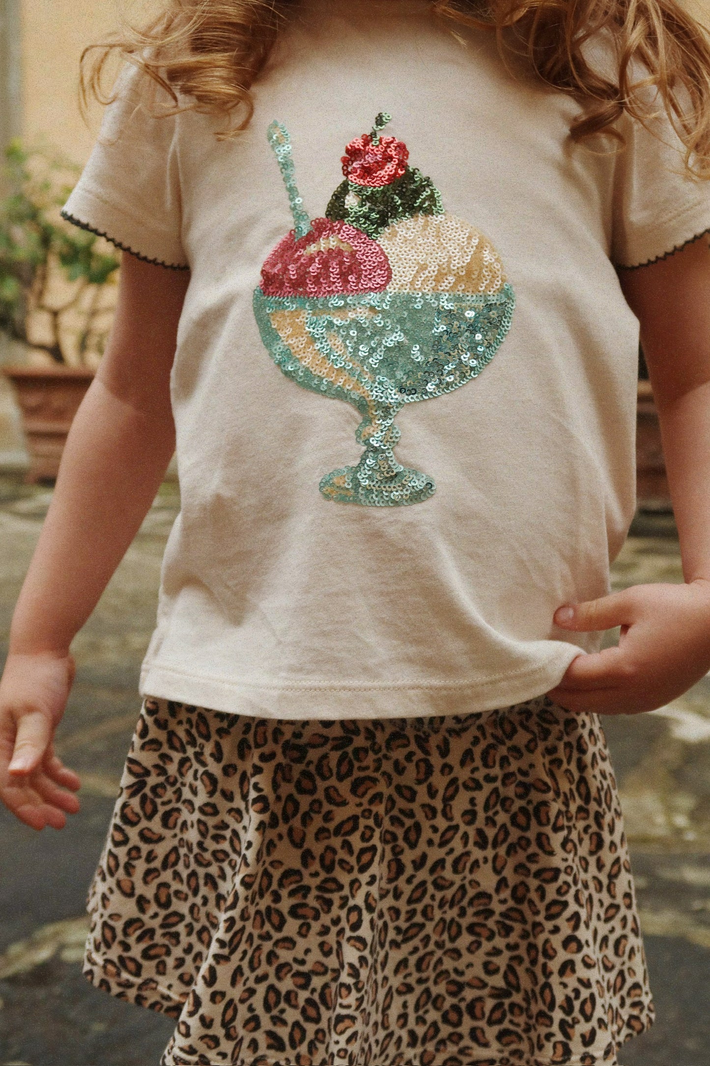 Shirt mit Eisbecher
