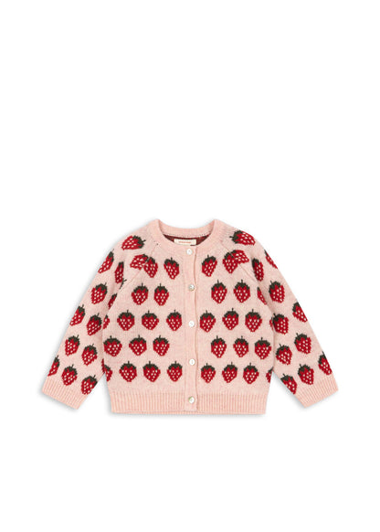 Belou Knit Cardigan Strawberry