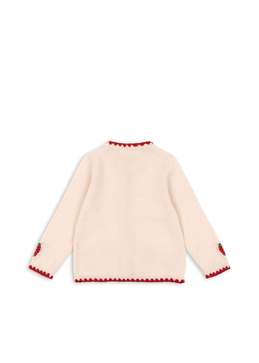Strickjacke mit aufgestickten Erdbeeren - Collette Cardigan
