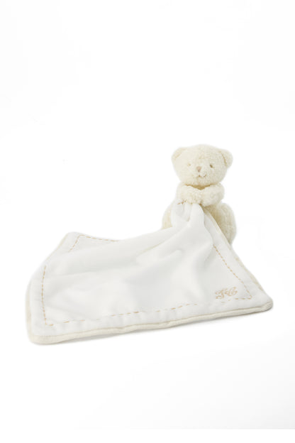 Schnuffeltuch mit weißem Teddy