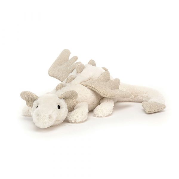 Weißer Drachen groß - Snow Dragon