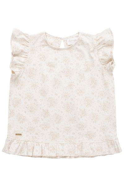 T-Shirt mit Rüschenärmeln