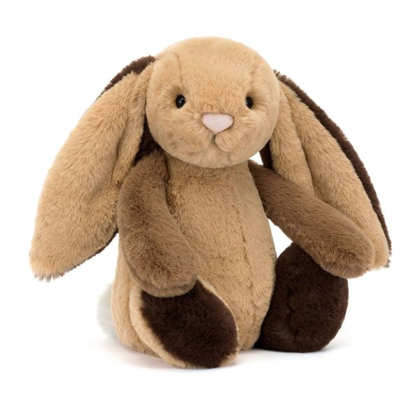 Zweifarbiger Hase - Original Bashful Patchwork Brown Bunny