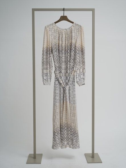 Kleid - zinc superwhite multi