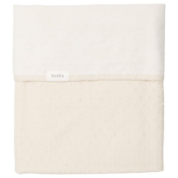 Babydecke Fleece Napa - warm white