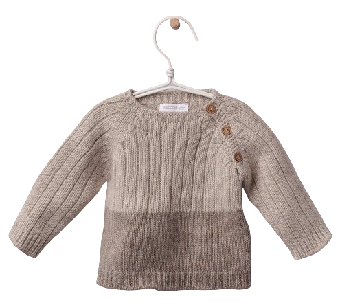 Pullover zweifarbig