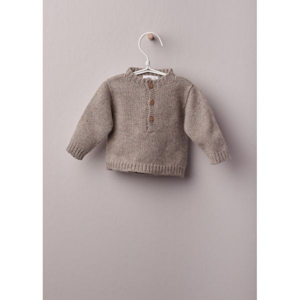 Pullover mit Knopfleiste