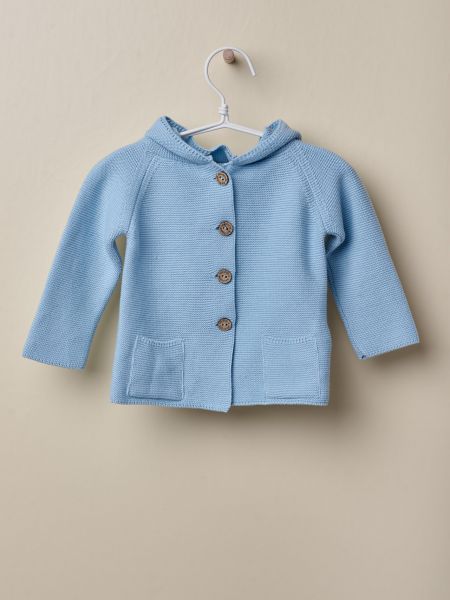 Strickjacke mit Kapuze