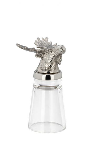 Schnapsglas Elch Edelstahl